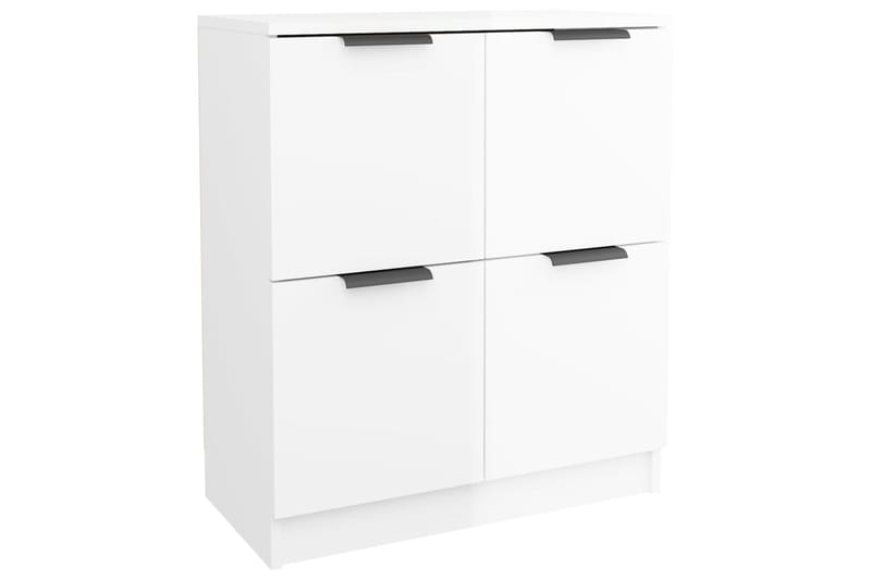 beBasic Senkki korkeakiilto valkoinen 60x30x70 cm tekninen puu - Valkoinen - Säilytys - Säilytyskalusteet - Senkki
