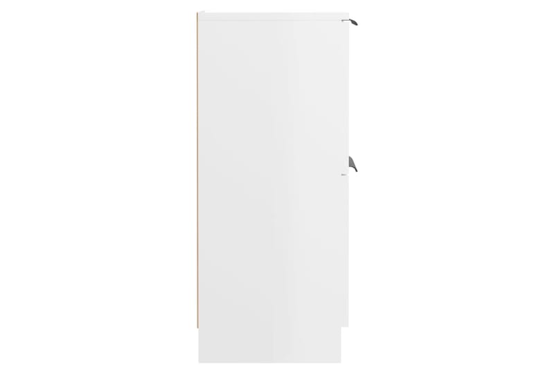 beBasic Senkki korkeakiilto valkoinen 60x30x70 cm tekninen puu - Valkoinen - Säilytys - Säilytyskalusteet - Senkki