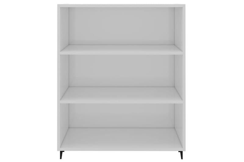 beBasic Senkki korkeakiilto valkoinen 69,5x32,5x90 cm tekninen puu - Valkoinen - Säilytys - Säilytyskalusteet - Senkki
