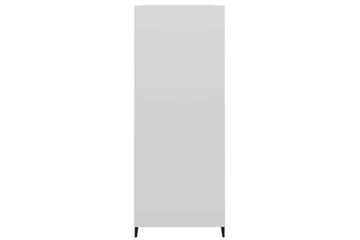 beBasic Senkki korkeakiilto valkoinen 69,5x32,5x90 cm tekninen puu - Valkoinen - Senkki