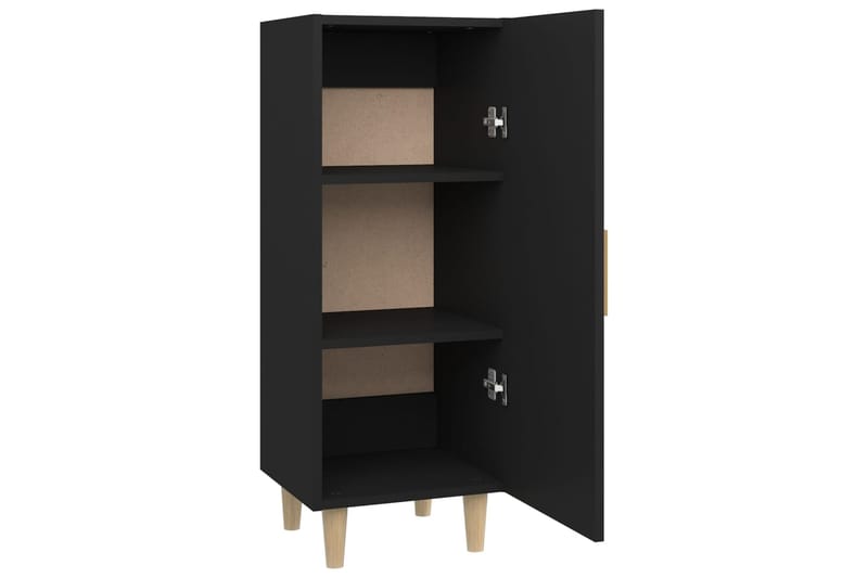 beBasic Senkki musta 34,5x34x90 cm tekninen puu - Musta - Säilytys - Säilytyskalusteet - Senkki