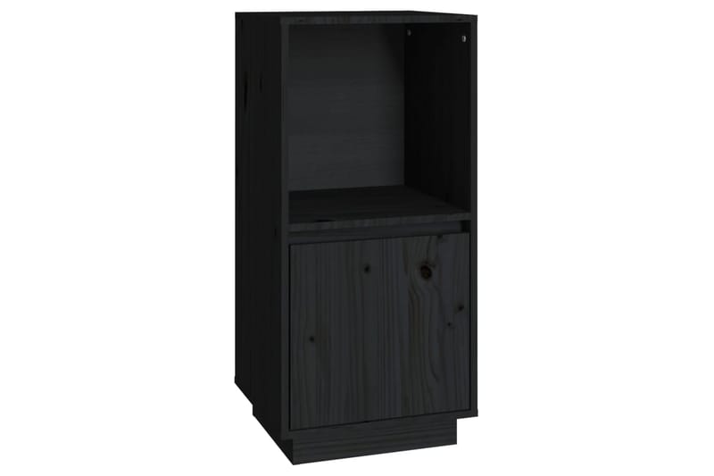 beBasic Senkki musta 38x35x80 cm täysi mänty - Musta - Säilytys - Säilytyskalusteet - Senkki