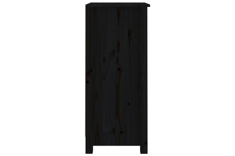 beBasic Senkki musta 40x35x80 cm täysi mänty - Musta - Säilytys - Säilytyskalusteet - Senkki