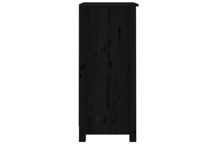beBasic Senkki musta 40x35x80 cm täysi mänty - Musta - Senkki