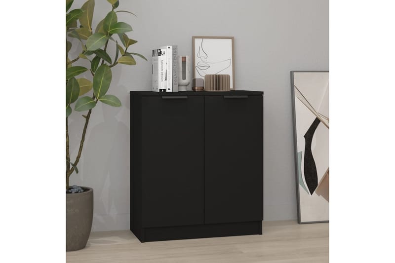 beBasic Senkki musta 60x30x70 cm tekninen puu - Musta - Säilytys - Säilytyskalusteet - Senkki