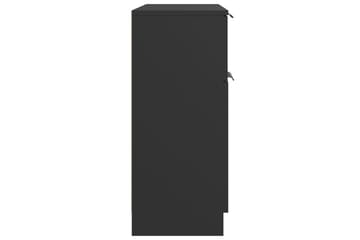 beBasic Senkki musta 60x30x70 cm tekninen puu - Musta - Säilytys - Säilytyskalusteet - Senkki