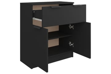 beBasic Senkki musta 60x30x70 cm tekninen puu - Musta - Säilytys - Säilytyskalusteet - Senkki