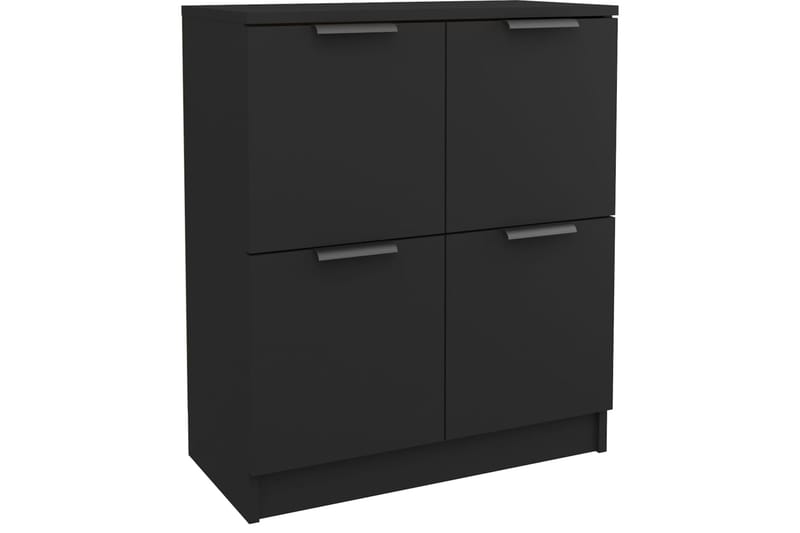 beBasic Senkki musta 60x30x70 cm tekninen puu - Musta - Säilytys - Säilytyskalusteet - Senkki