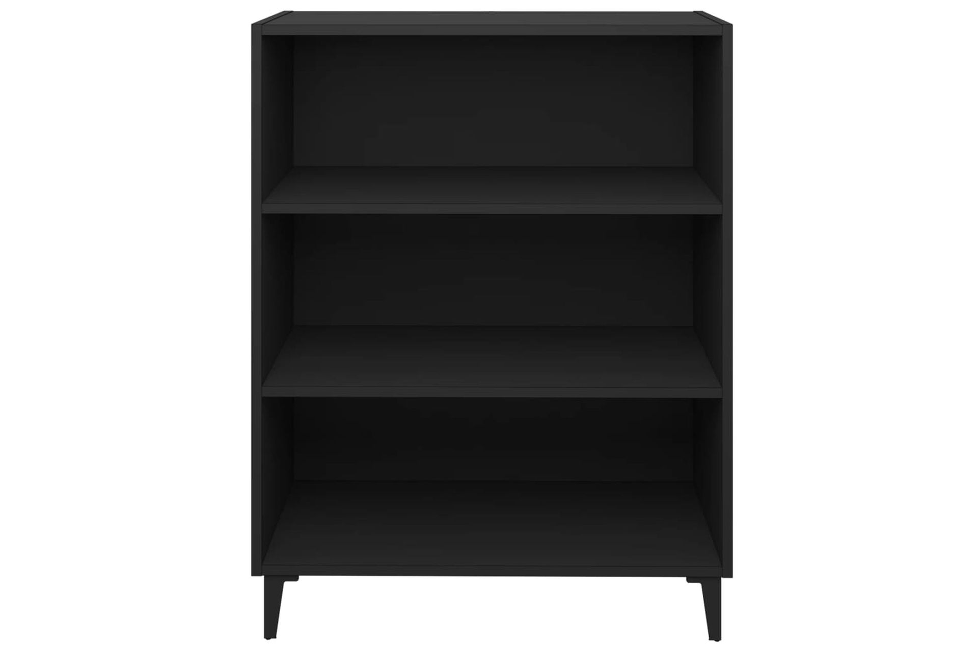 beBasic Senkki musta 69,5x32,5x90 cm tekninen puu - Musta - Säilytys - Säilytyskalusteet - Senkki
