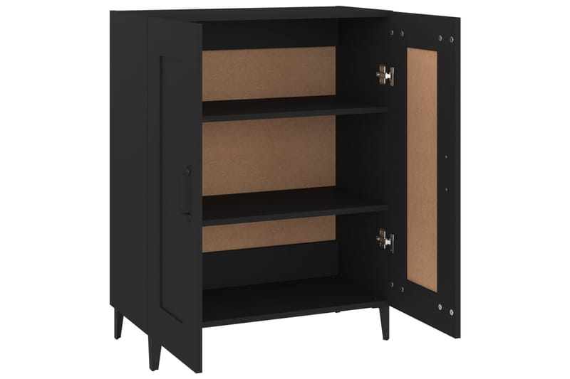 beBasic Senkki musta 69,5x34x90 cm tekninen puu - Musta - Säilytys - Säilytyskalusteet - Senkki