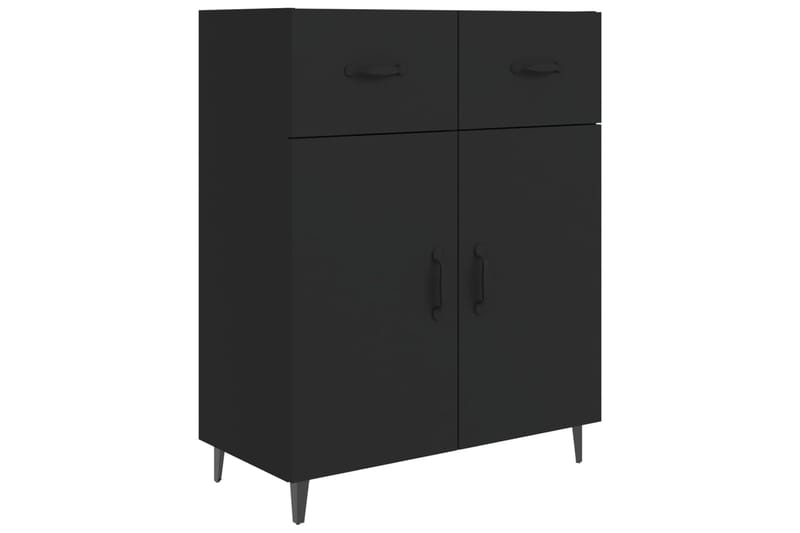 beBasic Senkki musta 69,5x34x90 cm tekninen puu - Musta - Säilytys - Säilytyskalusteet - Senkki