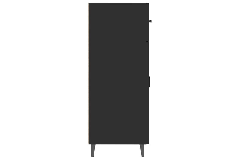 beBasic Senkki musta 69,5x34x90 cm tekninen puu - Musta - Säilytys - Säilytyskalusteet - Senkki
