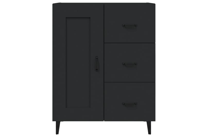 beBasic Senkki musta 69,5x34x90 cm tekninen puu - Musta - Säilytys - Säilytyskalusteet - Senkki