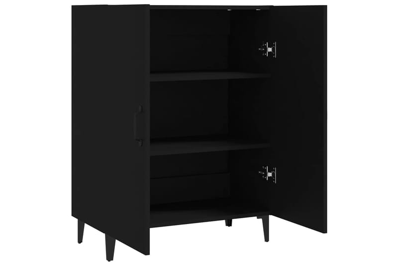 beBasic Senkki musta 70x34x90 cm tekninen puu - Musta - Säilytys - Säilytyskalusteet - Senkki