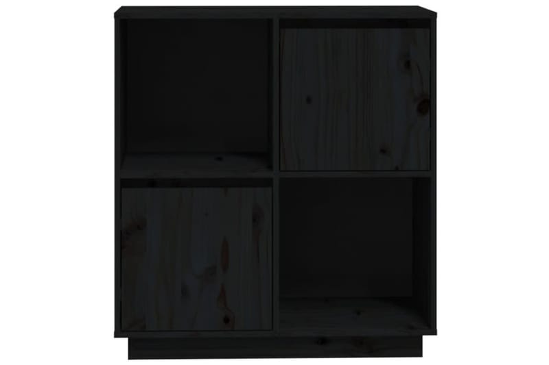 beBasic Senkki musta 74x35x80 cm täysi mänty - Musta - Säilytys - Säilytyskalusteet - Senkki