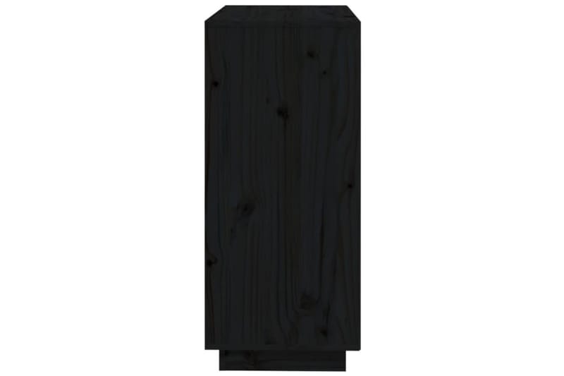 beBasic Senkki musta 74x35x80 cm täysi mänty - Musta - Säilytys - Säilytyskalusteet - Senkki