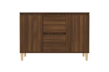 beBasic Senkki ruskea tammi 103,5x35x70 cm tekninen puu - Ruskea - Säilytys - Säilytyskalusteet - Senkki