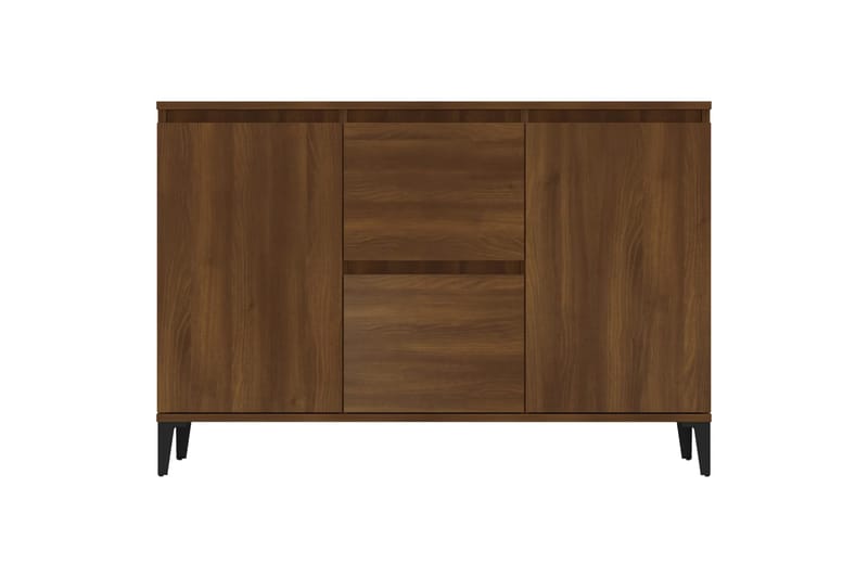beBasic Senkki ruskea tammi 104x35x70 cm tekninen puu - Ruskea - Säilytys - Säilytyskalusteet - Senkki
