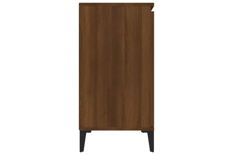beBasic Senkki ruskea tammi 104x35x70 cm tekninen puu - Ruskea - Säilytys - Säilytyskalusteet - Senkki