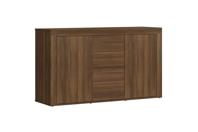 beBasic Senkki ruskea tammi 120x36x69 cm tekninen puu - Ruskea - Säilytys - Säilytyskalusteet - Senkki