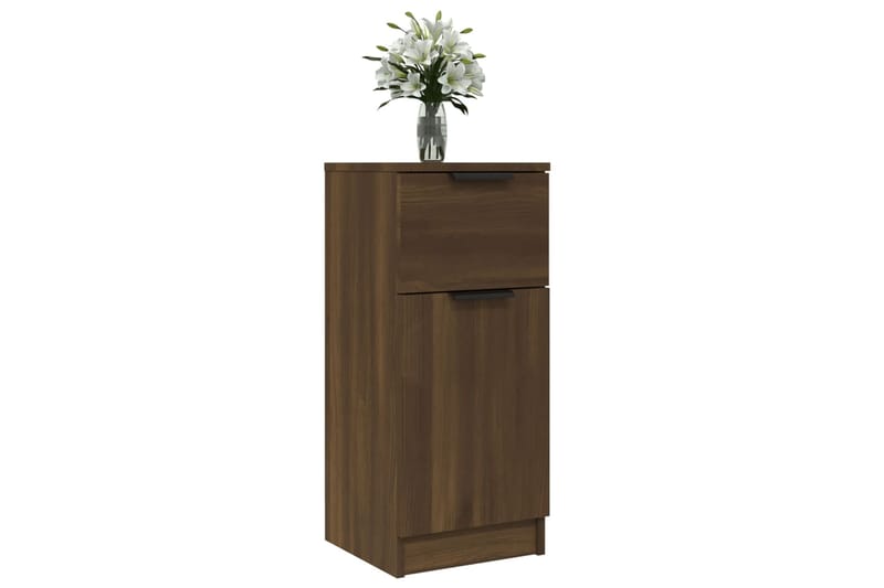 beBasic Senkki ruskea tammi 30x30x70 cm tekninen puu - Ruskea - Säilytys - Säilytyskalusteet - Lipasto