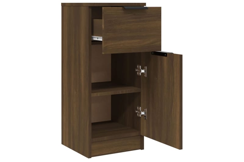 beBasic Senkki ruskea tammi 30x30x70 cm tekninen puu - Ruskea - Säilytys - Säilytyskalusteet - Lipasto