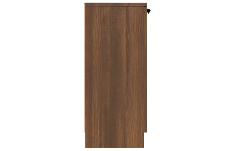 beBasic Senkki ruskea tammi 30x30x70 cm tekninen puu - Ruskea - Säilytys - Säilytyskalusteet - Lipasto