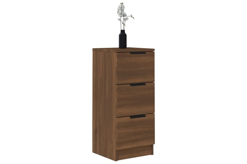 beBasic Senkki ruskea tammi 30x30x70 cm tekninen puu - Ruskea - Säilytys - Säilytyskalusteet - Lipasto
