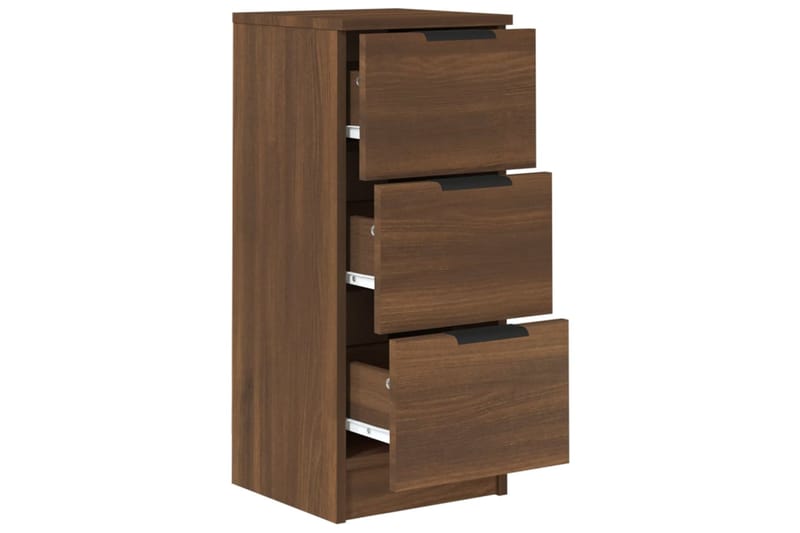 beBasic Senkki ruskea tammi 30x30x70 cm tekninen puu - Ruskea - Säilytys - Säilytyskalusteet - Lipasto