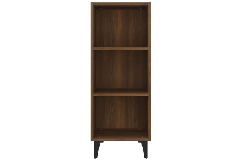 beBasic Senkki ruskea tammi 34,5x32,5x90 cm tekninen puu - Ruskea - Säilytys - Säilytyskalusteet - Senkki