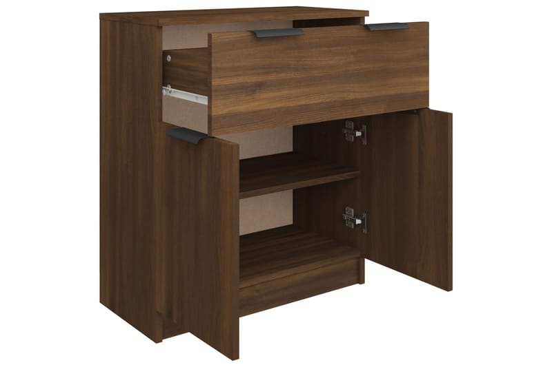 beBasic Senkki ruskea tammi 60x30x70 cm tekninen puu - Ruskea - Säilytys - Säilytyskalusteet - Lipasto