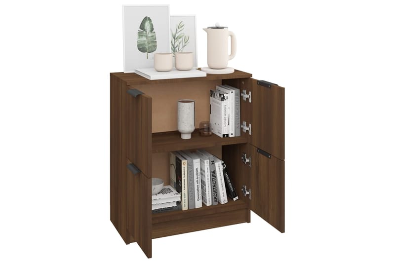 beBasic Senkki ruskea tammi 60x30x70 cm tekninen puu - Ruskea - Säilytys - Säilytyskalusteet - Lipasto