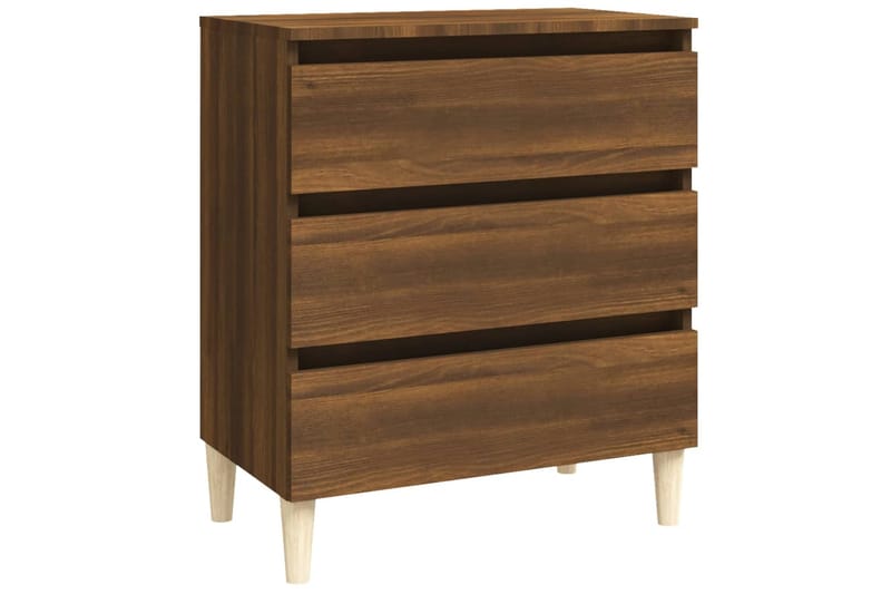 beBasic Senkki ruskea tammi 60x35x69 cm tekninen puu - Ruskea - Säilytys - Säilytyskalusteet - Lipasto