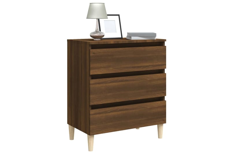 beBasic Senkki ruskea tammi 60x35x69 cm tekninen puu - Ruskea - Säilytys - Säilytyskalusteet - Lipasto