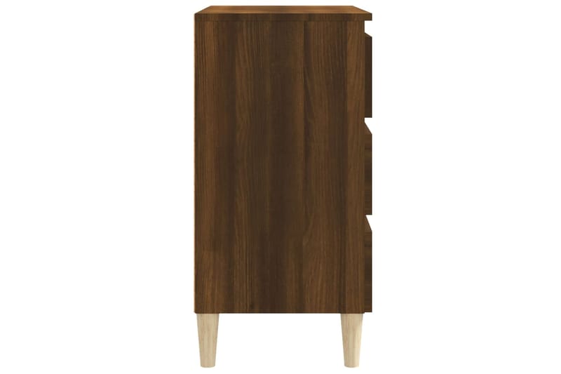 beBasic Senkki ruskea tammi 60x35x69 cm tekninen puu - Ruskea - Säilytys - Säilytyskalusteet - Lipasto