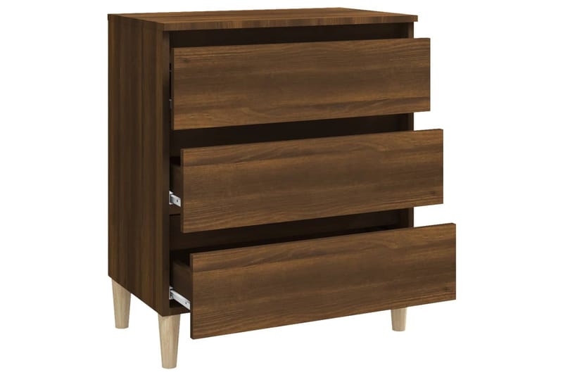 beBasic Senkki ruskea tammi 60x35x69 cm tekninen puu - Ruskea - Säilytys - Säilytyskalusteet - Lipasto