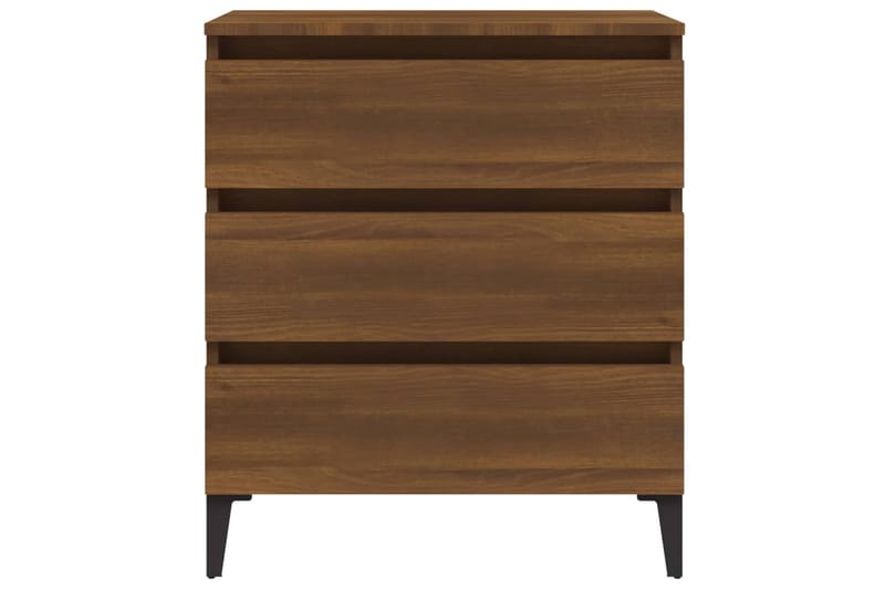 beBasic Senkki ruskea tammi 60x35x69 cm tekninen puu - Ruskea - Säilytys - Säilytyskalusteet - Senkki