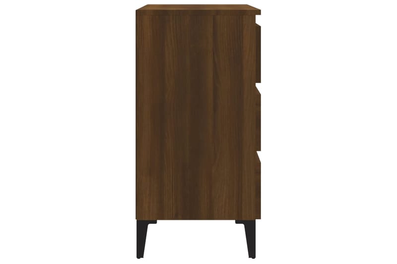 beBasic Senkki ruskea tammi 60x35x69 cm tekninen puu - Ruskea - Säilytys - Säilytyskalusteet - Senkki