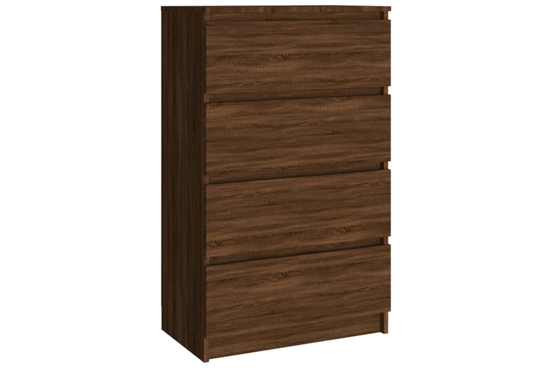 beBasic Senkki ruskea tammi 60x35x98,5 cm tekninen puu - Ruskea - Säilytys - Säilytyskalusteet - Lipasto