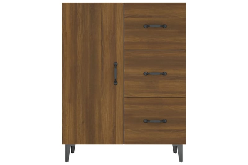 beBasic Senkki ruskea tammi 69,5x34x90 cm tekninen puu - Ruskea - Säilytys - Säilytyskalusteet - Lipasto