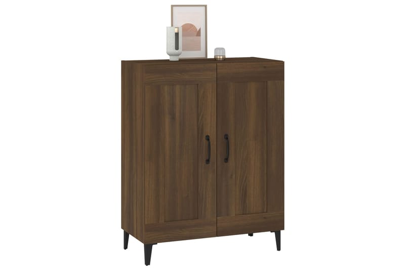 beBasic Senkki ruskea tammi 69,5x34x90 cm tekninen puu - Ruskea - Säilytys - Säilytyskalusteet - Lipasto