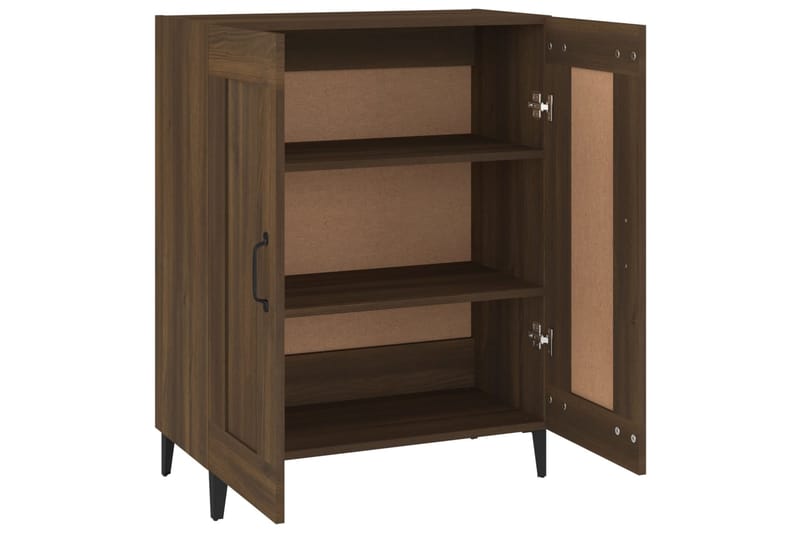 beBasic Senkki ruskea tammi 69,5x34x90 cm tekninen puu - Ruskea - Säilytys - Säilytyskalusteet - Lipasto