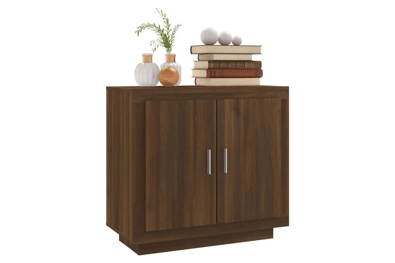 beBasic Senkki ruskea tammi 80x40x75 cm tekninen puu - Ruskea - Säilytys - Säilytyskalusteet - Lipasto