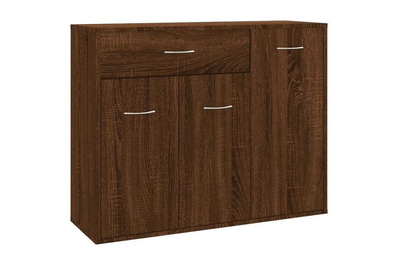 beBasic Senkki ruskea tammi 88x30x70 cm tekninen puu - Ruskea - Säilytys - Säilytyskalusteet - Senkki