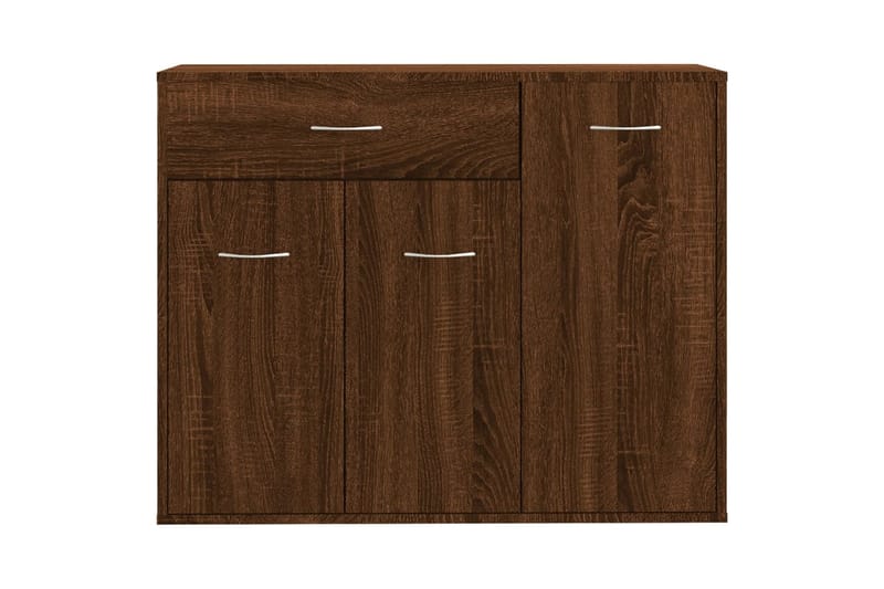 beBasic Senkki ruskea tammi 88x30x70 cm tekninen puu - Ruskea - Säilytys - Säilytyskalusteet - Senkki