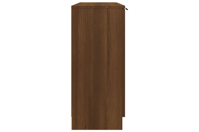 beBasic Senkki ruskea tammi 90,5x30x70 cm tekninen puu - Ruskea - Säilytys - Säilytyskalusteet - Senkki