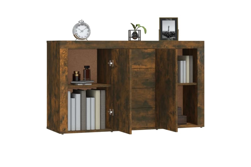 beBasic Senkki savutammi 120x36x69 cm tekninen puu - Ruskea - Säilytys - Säilytyskalusteet - Senkki