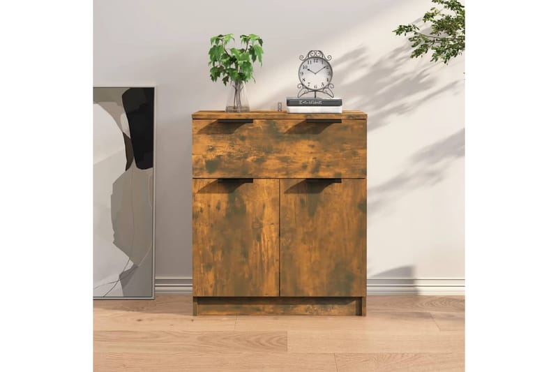 beBasic Senkki savutammi 60x30x70 cm tekninen puu - Ruskea - Säilytys - Säilytyskalusteet - Senkki