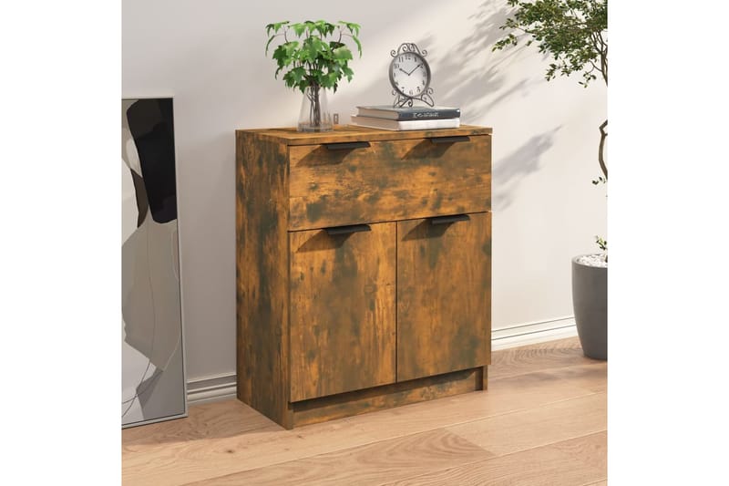 beBasic Senkki savutammi 60x30x70 cm tekninen puu - Ruskea - Säilytys - Säilytyskalusteet - Senkki