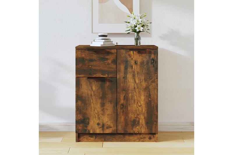 beBasic Senkki savutammi 60x30x70 cm tekninen puu - Ruskea - Säilytys - Säilytyskalusteet - Senkki